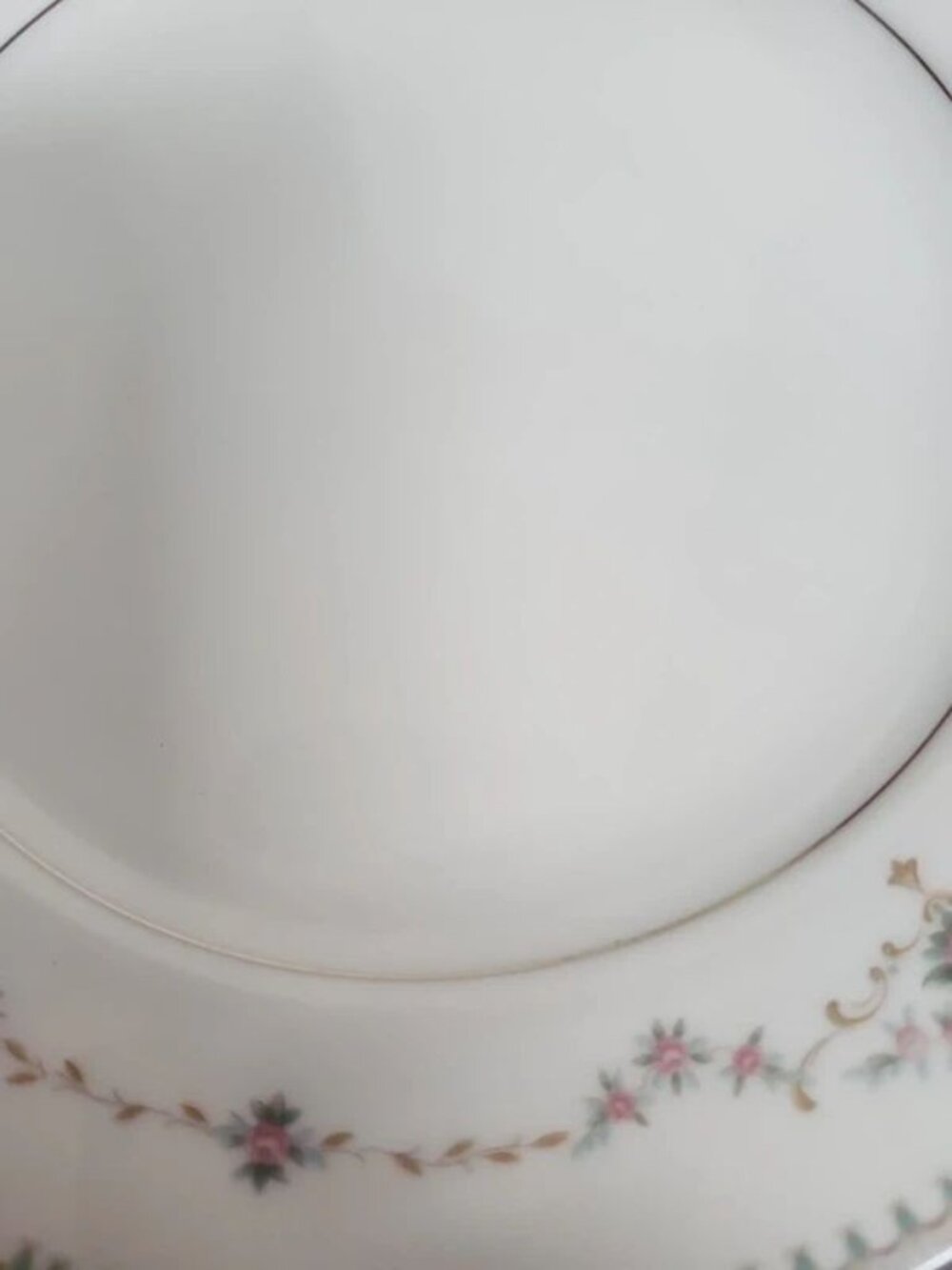3 noritake Fairmont rose  China salad plates - Picture 4 of 6